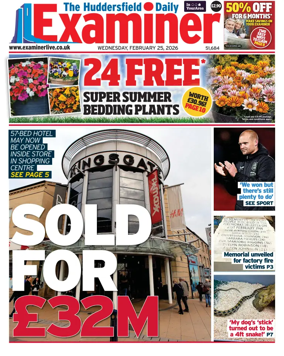Cover of Huddersfield Daily Examiner