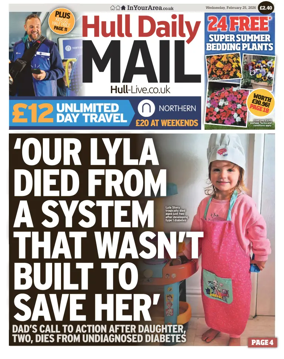 Cover of Hull Daily Mail