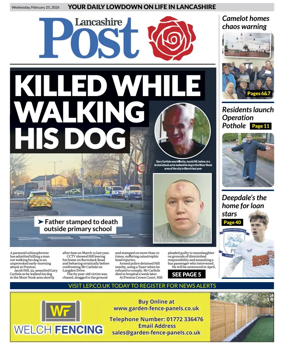 Cover of Lancashire Evening Post