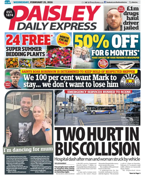 Cover of Paisley Daily Express