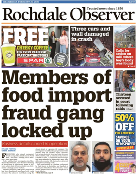 Cover of Rochdale Observer