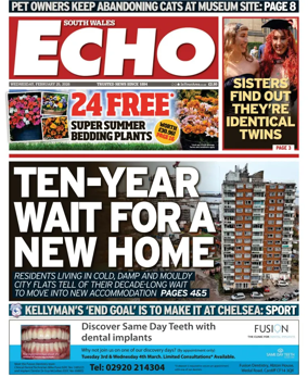 Cover of South Wales Echo