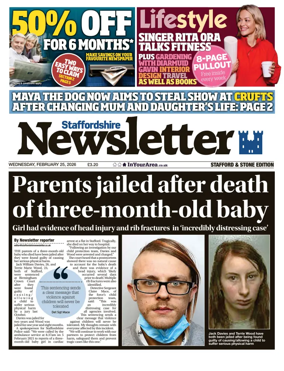 Cover of Staffordshire Newsletter