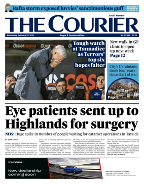 Cover of The Courier & Advertiser (Angus and Dundee)