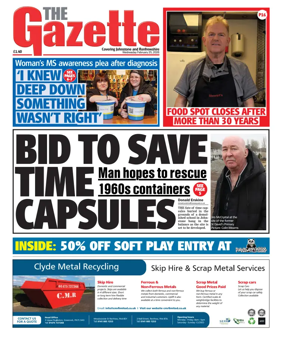 Cover of The Gazette (Scotland)