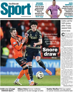 Cover of Herald Sport