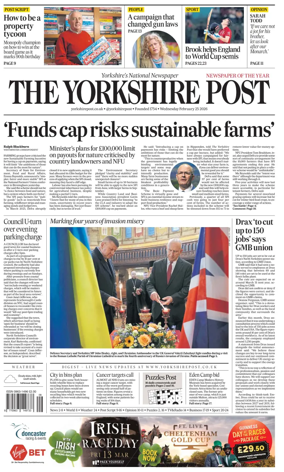 Cover of Yorkshire Post