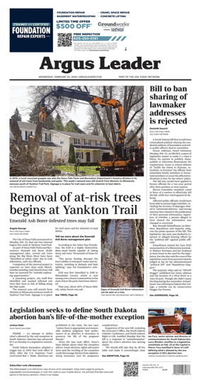 Cover of Argus Leader