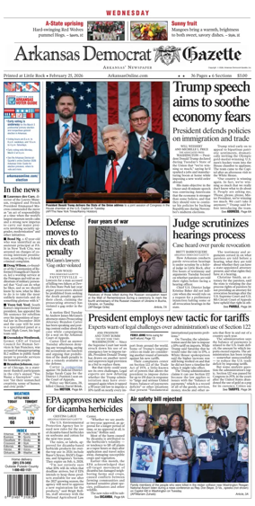 Cover of Arkansas Democrat-Gazette