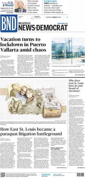 Cover of Belleville News-Democrat