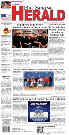 Cover of Big Spring Herald