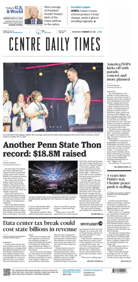 Cover of Centre Daily Times