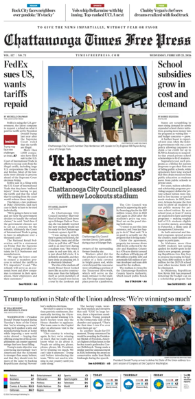 Cover of Chattanooga Times Free Press