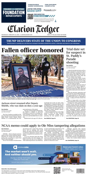 Cover of Clarion Ledger