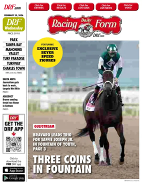 Cover of Daily Racing Form National Digital Edition