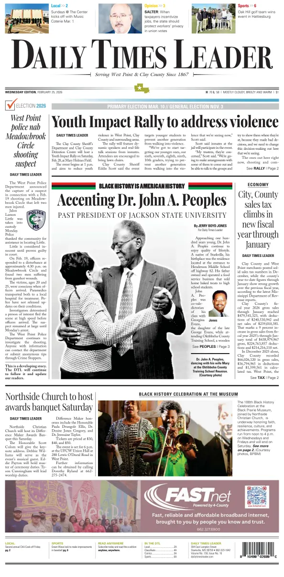 Cover of Daily Times Leader