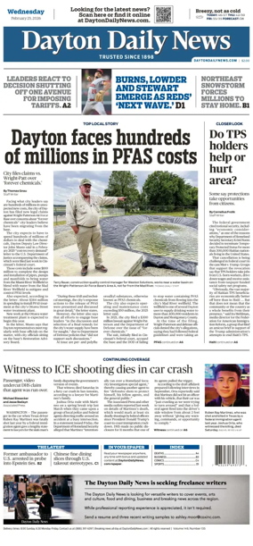 Cover of Dayton Daily News