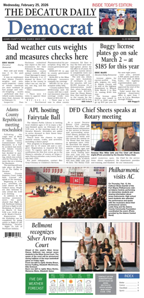 Cover of The Decatur Daily Democrat
