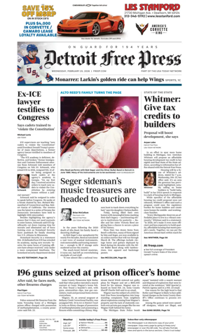 Cover of Detroit Free Press