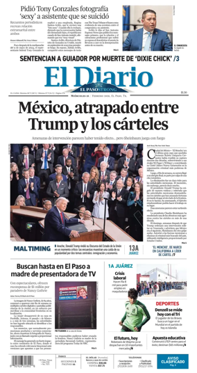 Cover of El Diario de El Paso