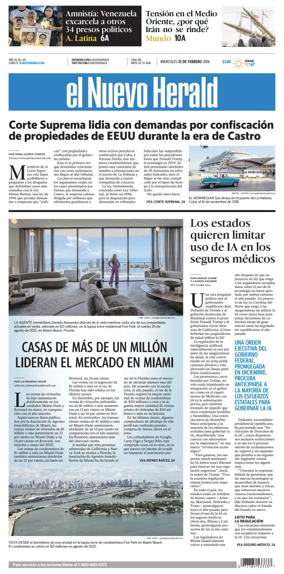 Cover of El Nuevo Herald