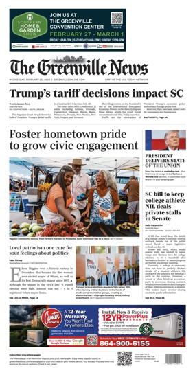 Cover of The Greenville News