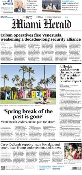 Cover of Miami Herald