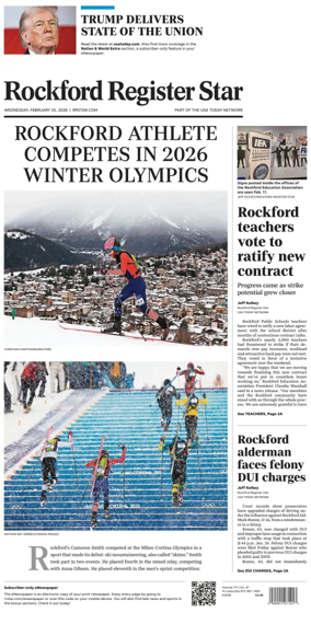 Cover of Rockford Register Star