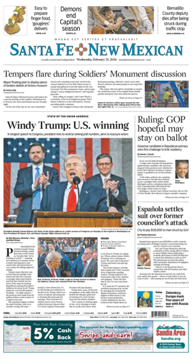 Cover of Santa Fe New Mexican