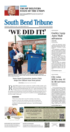 Cover of South Bend Tribune