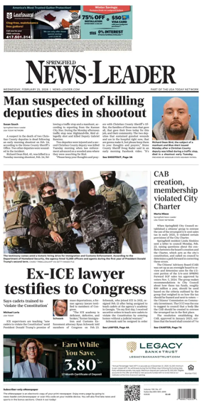 Cover of Springfield News-Leader