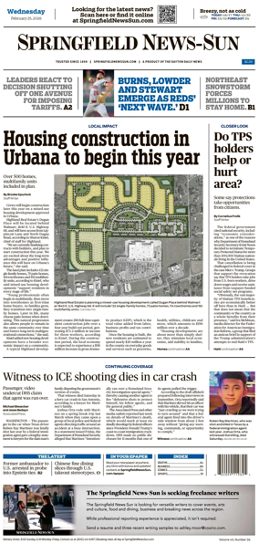 Cover of Springfield News-Sun