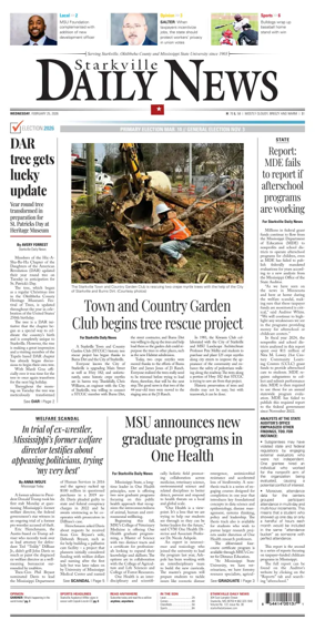 Cover of Starkville Daily News