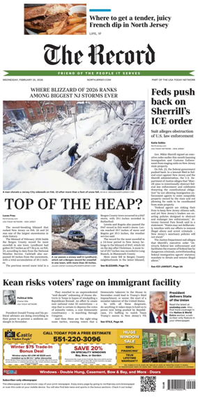 Cover of The Bergen Record