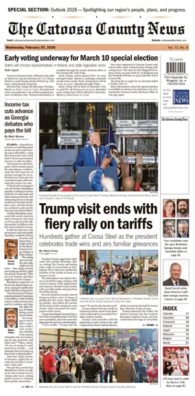 Cover of The Catoosa County News