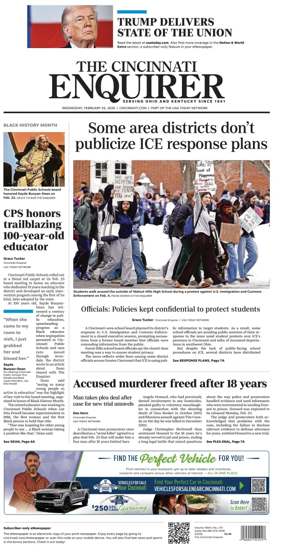 Cover of The Cincinnati Enquirer