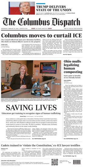 Cover of The Columbus Dispatch