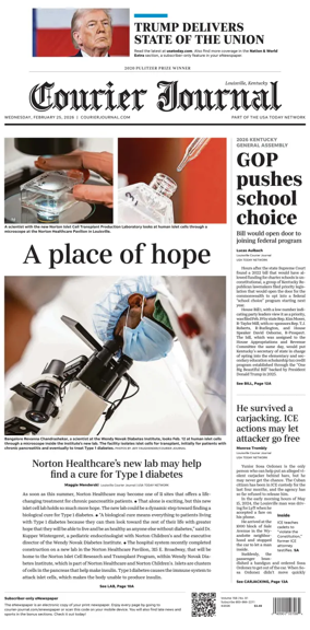 Cover of The Courier-Journal (Louisville)