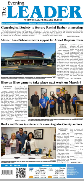 Cover of The Evening Leader