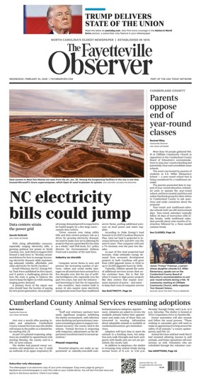 Cover of The Fayetteville Observer