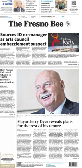 Cover of The Fresno Bee