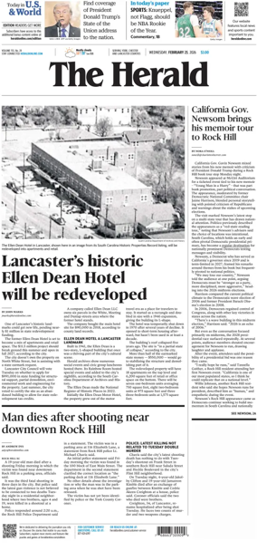 Cover of The Herald (Rock Hill)