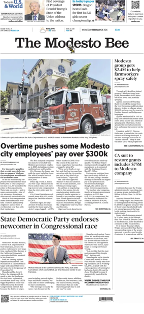 Cover of The Modesto Bee