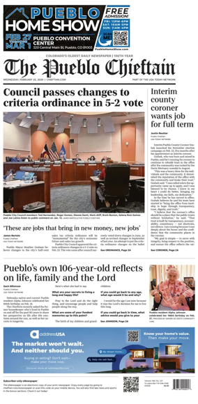 Cover of The Pueblo Chieftain