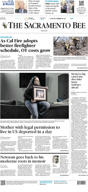 Cover of The Sacramento Bee