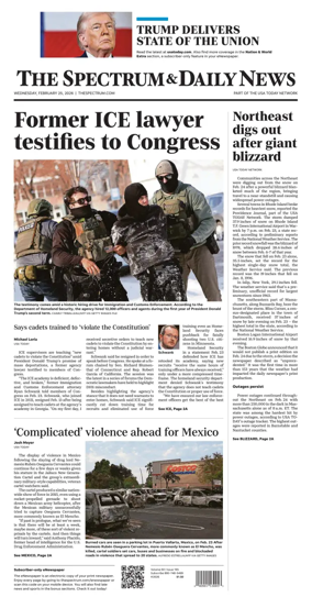 Cover of The Spectrum & Daily News