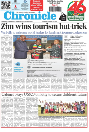 Cover of Chronicle (Zimbabwe)