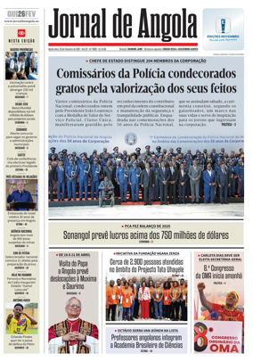 Cover of Jornal de Angola