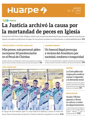 Cover of Diario Huarpe