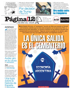 Cover of Pagina 12